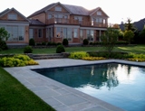 gold travertine tumbled pavers